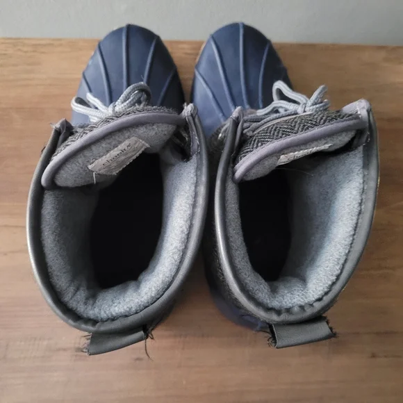 Chooka Eastlake Herringbone Gray Quilted Duck Boots Winter Sz 11 - Picture 5 of 12